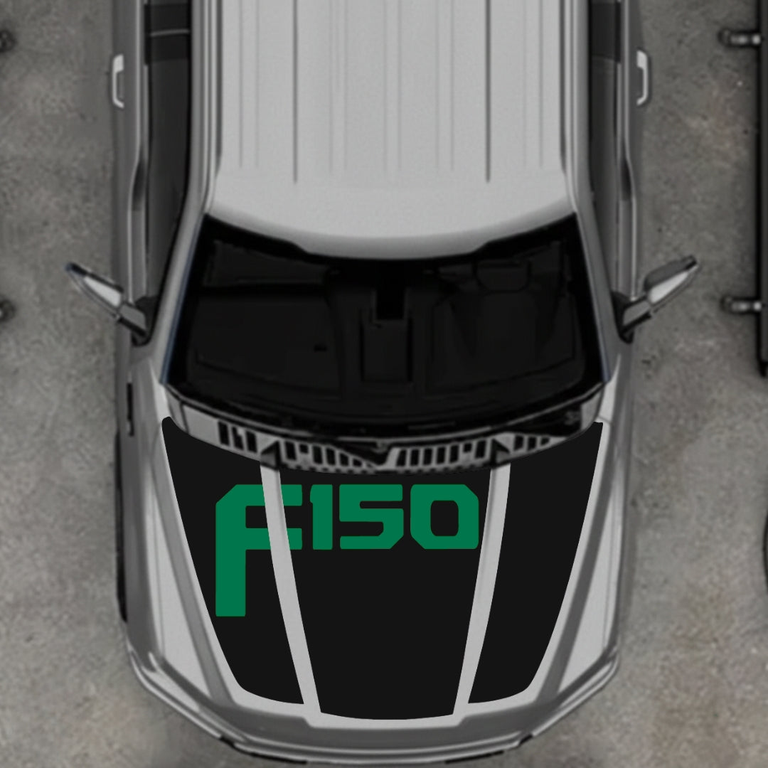 Hood Panel Decal/Sticker - Style 21 Graphic Kit - For Ford F-150 2020-2026 - Premium Vinyl