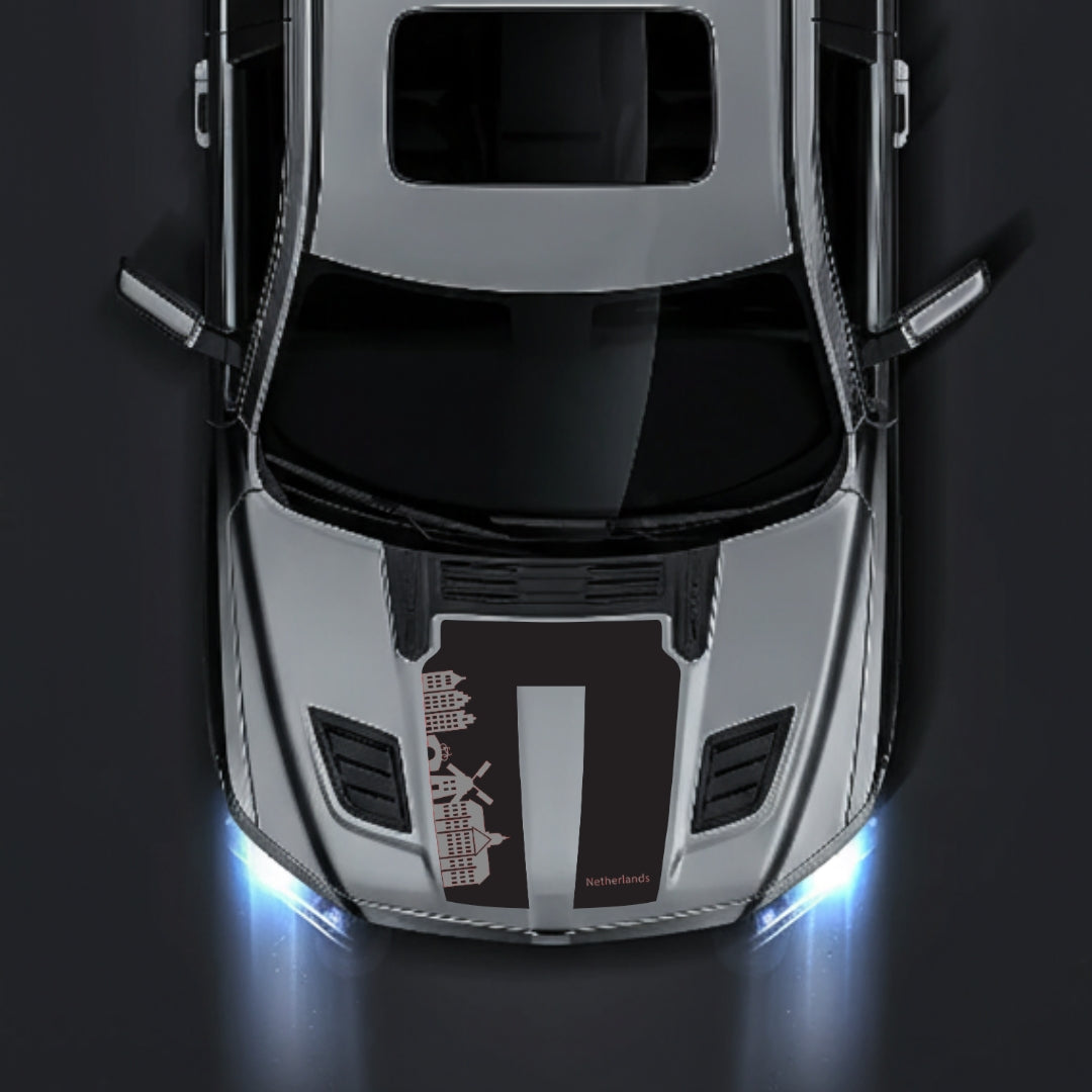 Hood Panel Decal/Sticker - Netherlands Skyline Graphic Kit - For Dodge RAM 1500 2019-2025 - Premium Vinyl