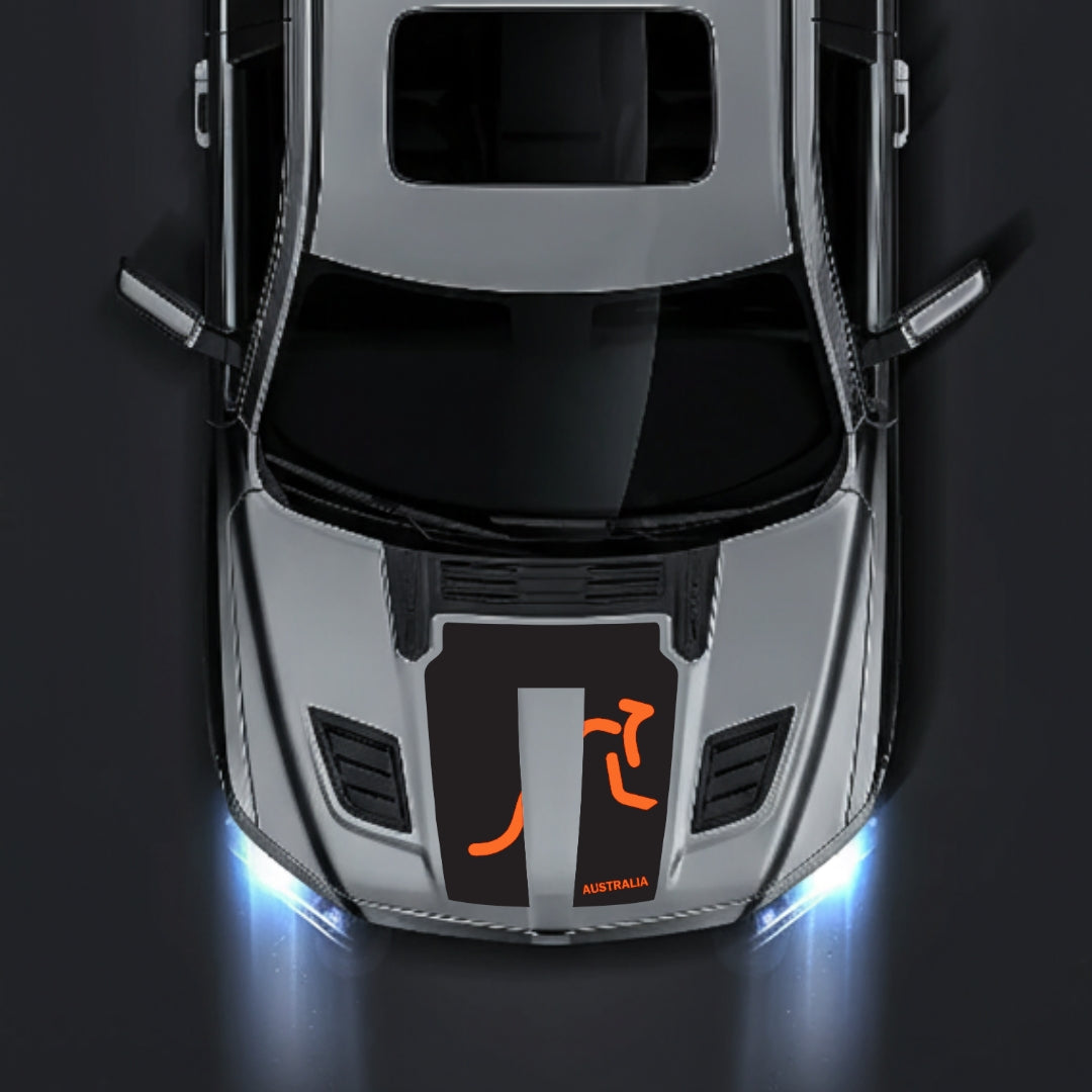 Hood Panel Decal/Sticker - Australia Graphic Kit - For Dodge RAM 1500 2019-2025 - Premium Vinyl