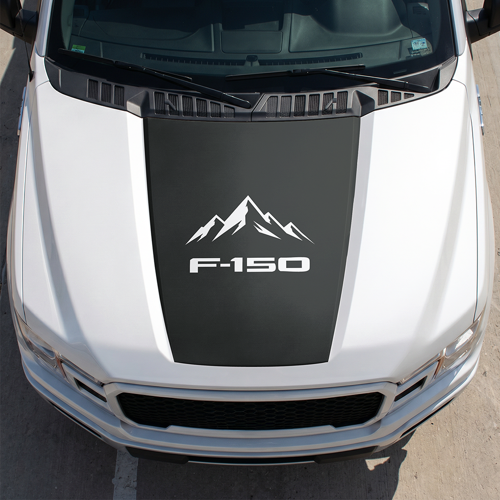 Hood Panel Decal/Sticker - Different Styles Graphic Decals Kit- For Ford F-150 2015-2020 - Premium Vinyl