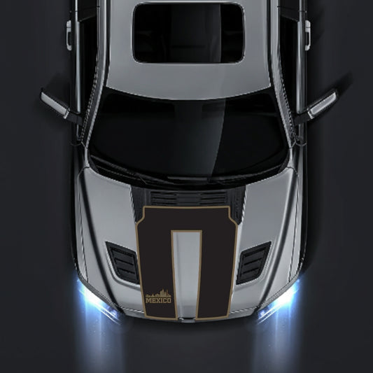 Performance Hood Panel Decal/Sticker - Mexico - Border Graphic Kit - For Dodge RAM 1500 2019-2025 - Premium Vinyl