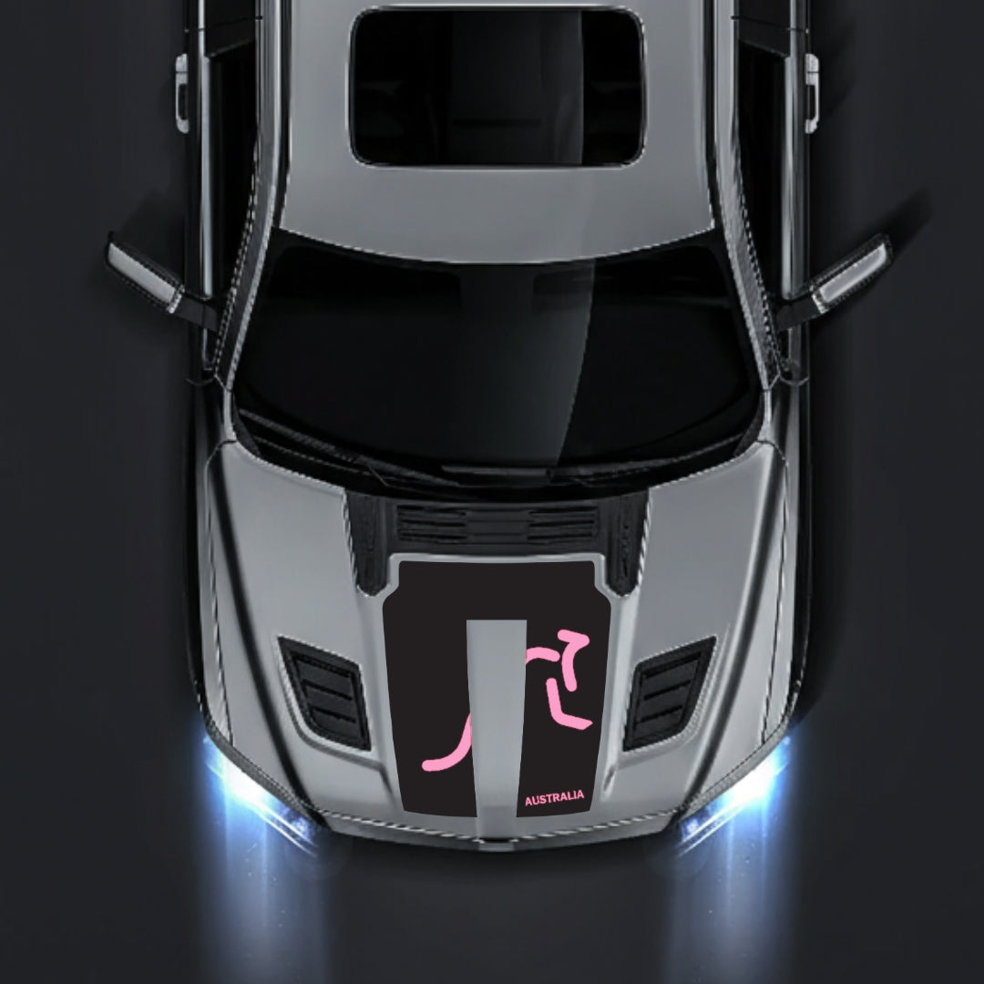 Hood Panel Decal/Sticker - Australia Graphic Kit - For Dodge RAM 1500 2019-2025 - Premium Vinyl