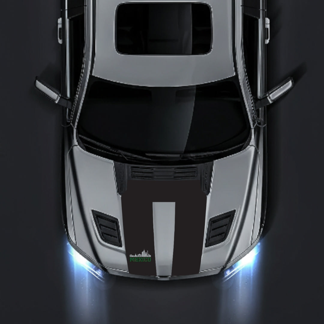 Hood Panel Decal/Sticker - Mexico - Cut Graphic Kit - For Dodge RAM 1500 2019-2025 - Premium Vinyl