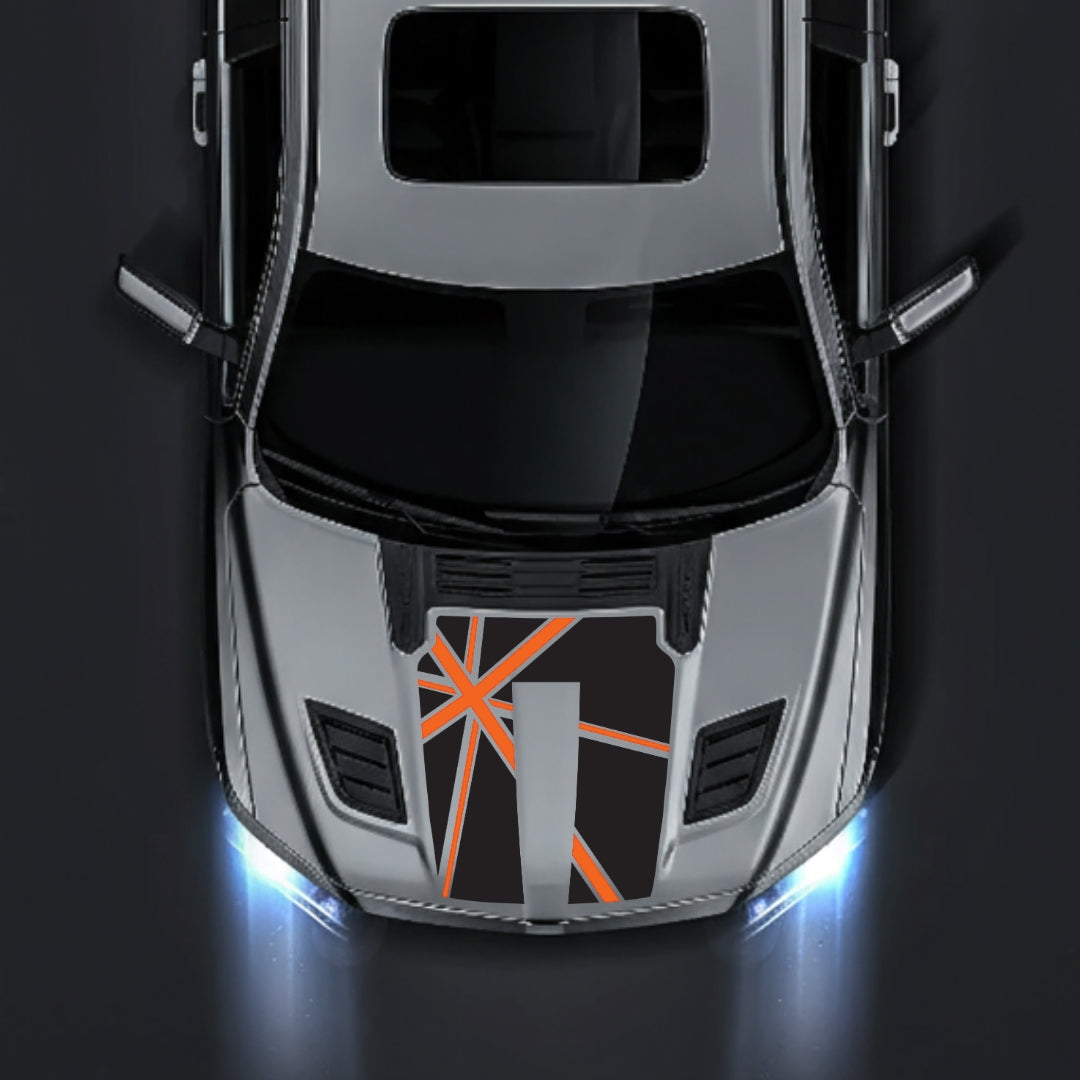 Hood Panel Decal/Sticker - England - Cut Graphic Kit - For Dodge RAM 1500 2019-2025 - Premium Vinyl