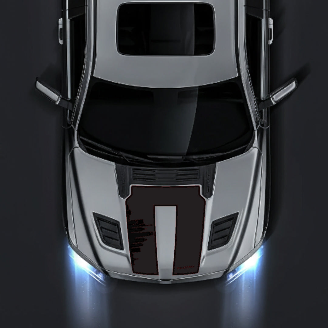 Hood Panel Decal/Sticker - Philadelphia Skyline - Border Graphic Kit - For Dodge RAM 1500 2019-2025 - Premium Vinyl
