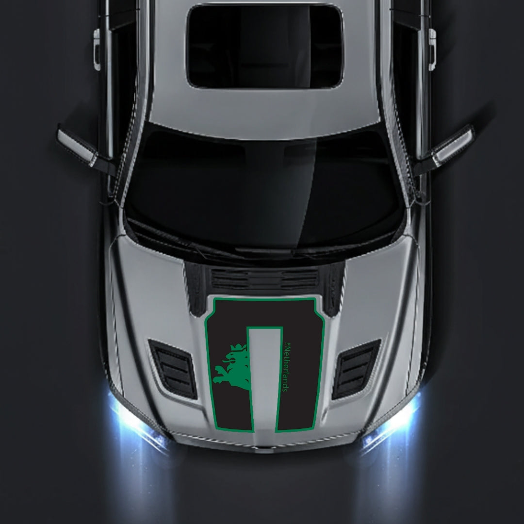 Performance Hood Panel Decal/Sticker - Netherlands - Border Graphic Kit - For Dodge RAM 1500 2019-2025 - Premium Vinyl