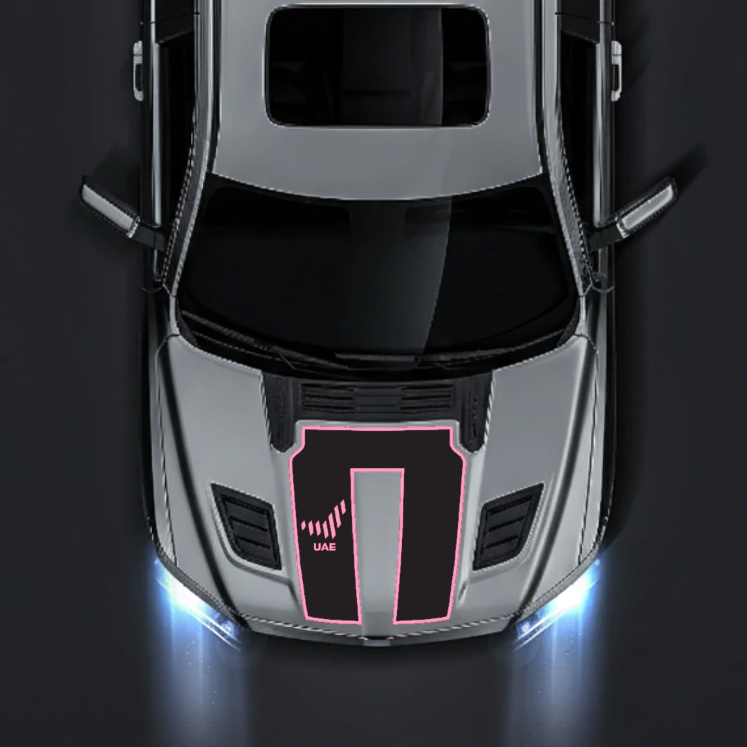 Hood Panel Decal/Sticker - United Arab Emirates - Border Graphic Kit - For Dodge RAM 1500 2019-2025 - Premium Vinyl