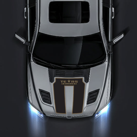 Performance Hood Panel Decal/Sticker - Texas Edition - Border Graphic Kit - For Dodge RAM 1500 2019-2025 - Premium Vinyl