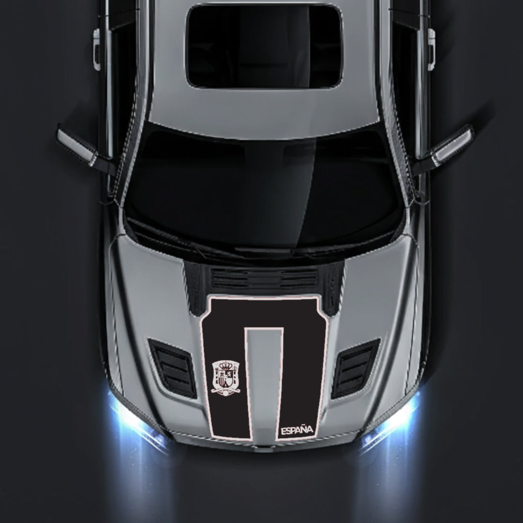 Hood Panel Decal/Sticker - Spain - Border Graphic Kit - For Dodge RAM 1500 2019-2025 - Premium Vinyl