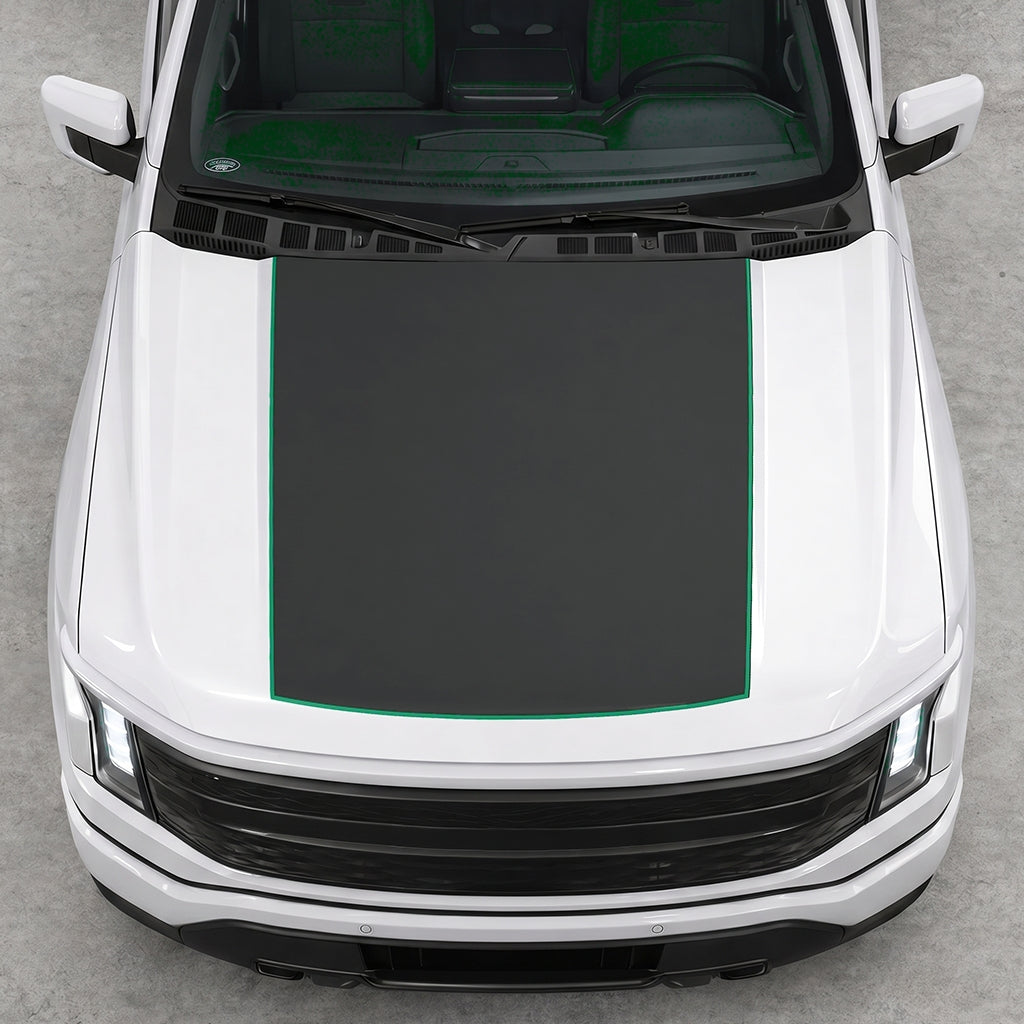 Hood Panel Decal/Sticker - Solid Graphic Decal Graphic Kit - For FORD F-150 2015-2020 - Premium Vinyl