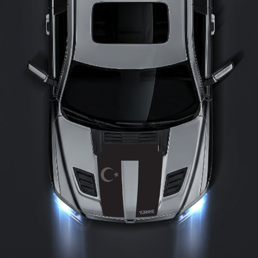 Hood Panel Decal/Sticker - Turkey - Cut Graphic Kit - For Dodge RAM 1500 2019-2025 - Premium Vinyl