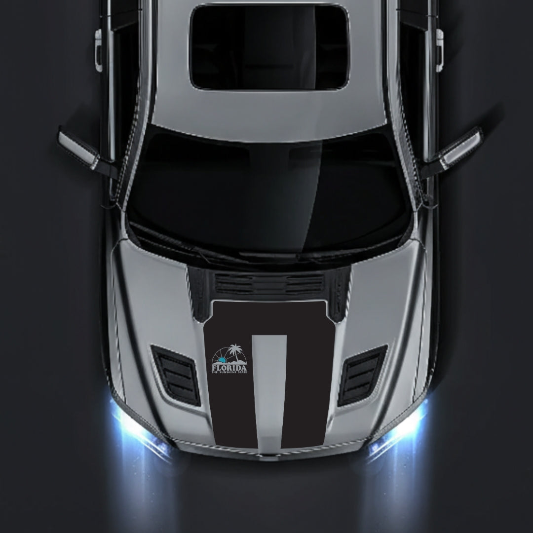 Hood Panel Decal/Sticker - Florida - Cut Graphic Kit - For Dodge RAM 1500 2019-2025 - Premium Vinyl