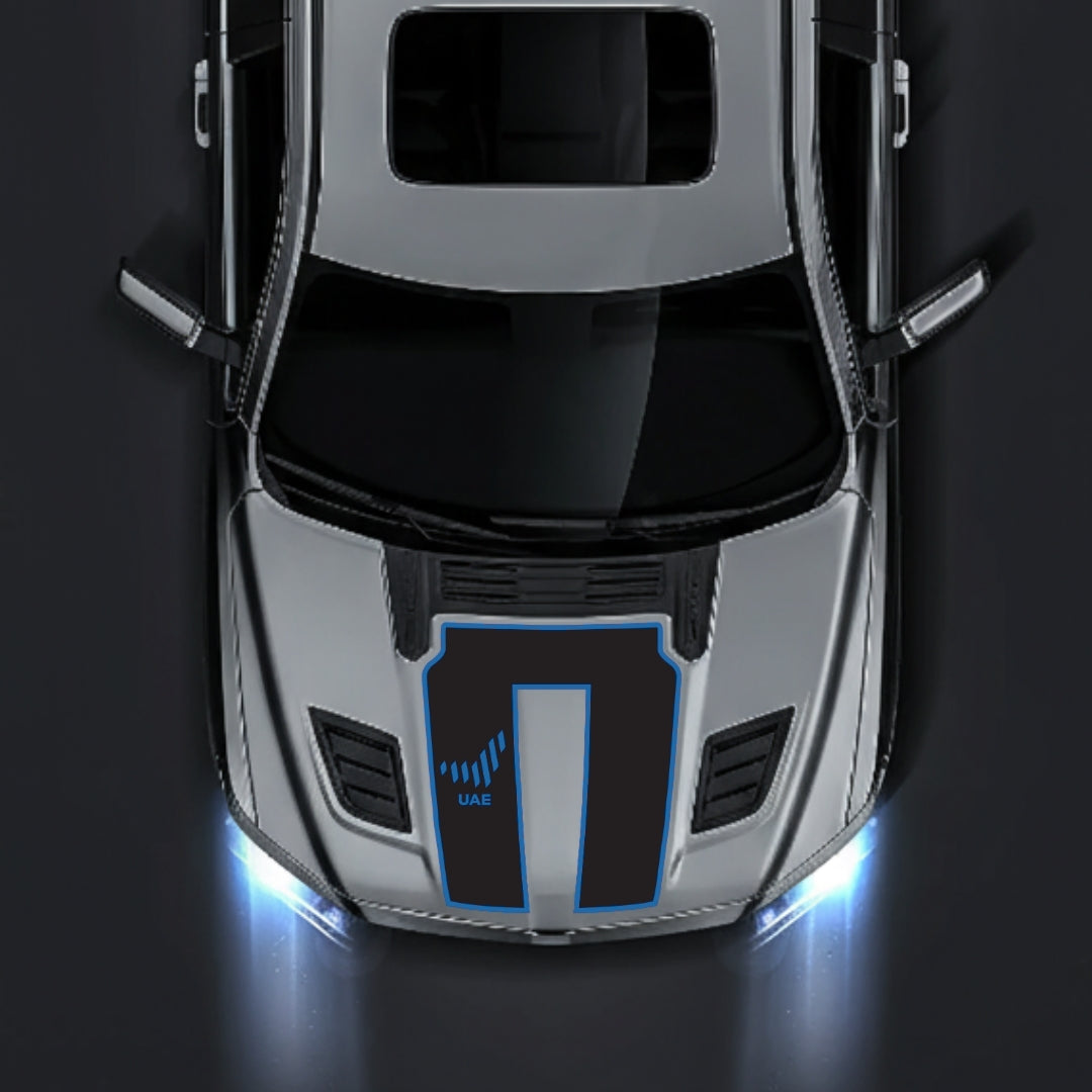 Performance Hood Panel Decal/Sticker - United Arab Emirates - Border Graphic Kit - For Dodge RAM 1500 2019-2025 - Premium Vinyl