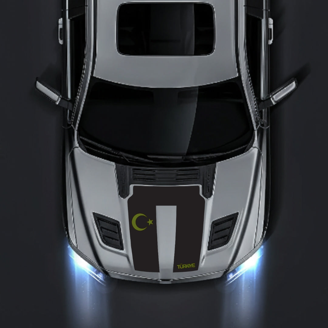 Performance Hood Panel Decal/Sticker - Turkey Graphic Kit - For Dodge RAM 1500 2019-2025 - Premium Vinyl