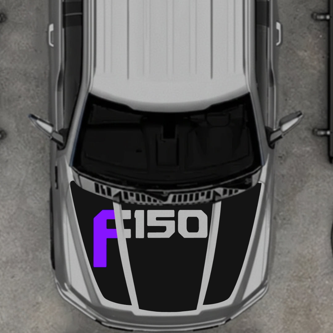 Hood Panel Decal/Sticker - Style 20 Graphic Kit - For Ford F-150 2020-2026 - Premium Vinyl