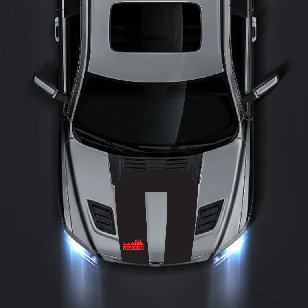 Hood Panel Decal/Sticker - Mexico Graphic Kit - For Dodge RAM 1500 2019-2025 - Premium Vinyl