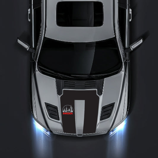 Hood Panel Decal/Sticker - Sweden - Cut Graphic Kit - For Dodge RAM 1500 2019-2025 - Premium Vinyl