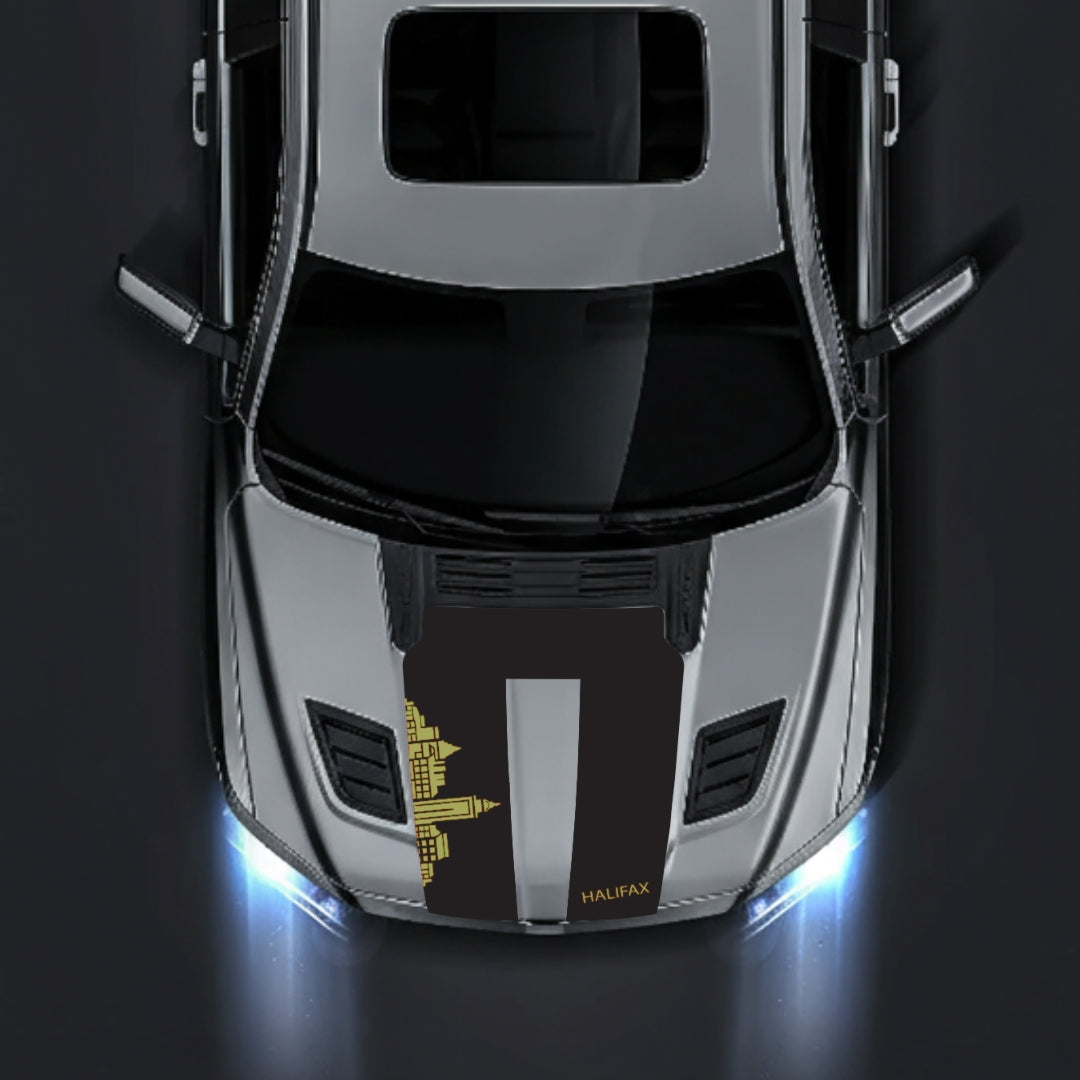 Hood Panel Decal/Sticker - Halifax Skyline Graphic Kit - For Dodge RAM 1500 2019-2025 - Premium Vinyl