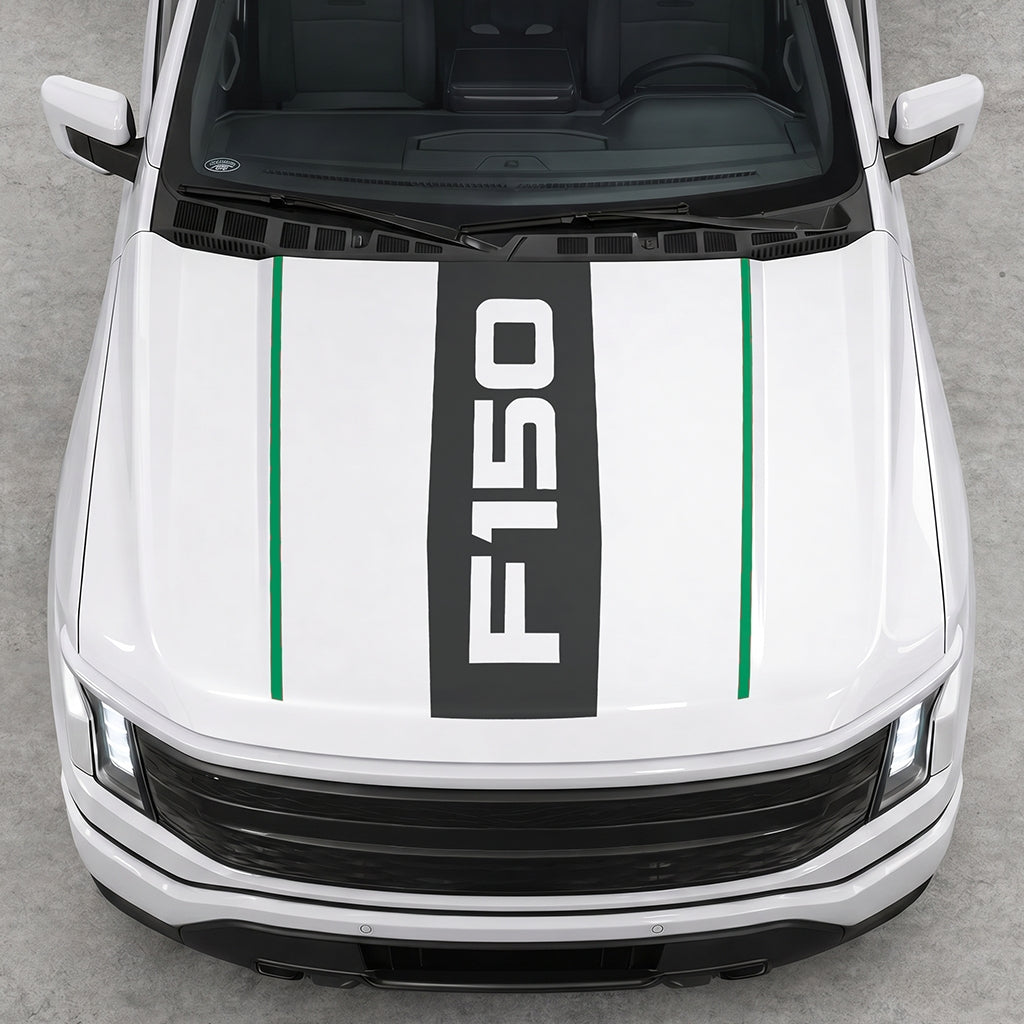 Hood Panel Decal/Sticker - Bold F150 Graphic Decal Graphic Kit - For Ford F-150 2015-2020 - Premium Vinyl