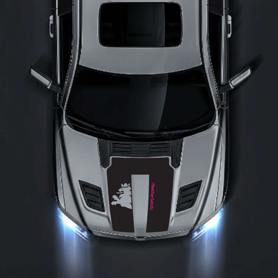 Hood Panel Decal/Sticker - Netherlands - Cut Graphic Kit - For Dodge RAM 1500 2019-2025 - Premium Vinyl