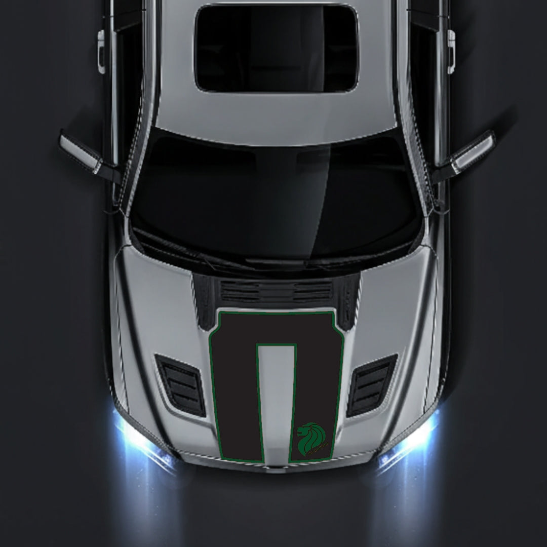 Hood Panel Decal/Sticker - Singapore - Border Graphic Kit - For Dodge RAM 1500 2019-2025 - Premium Vinyl