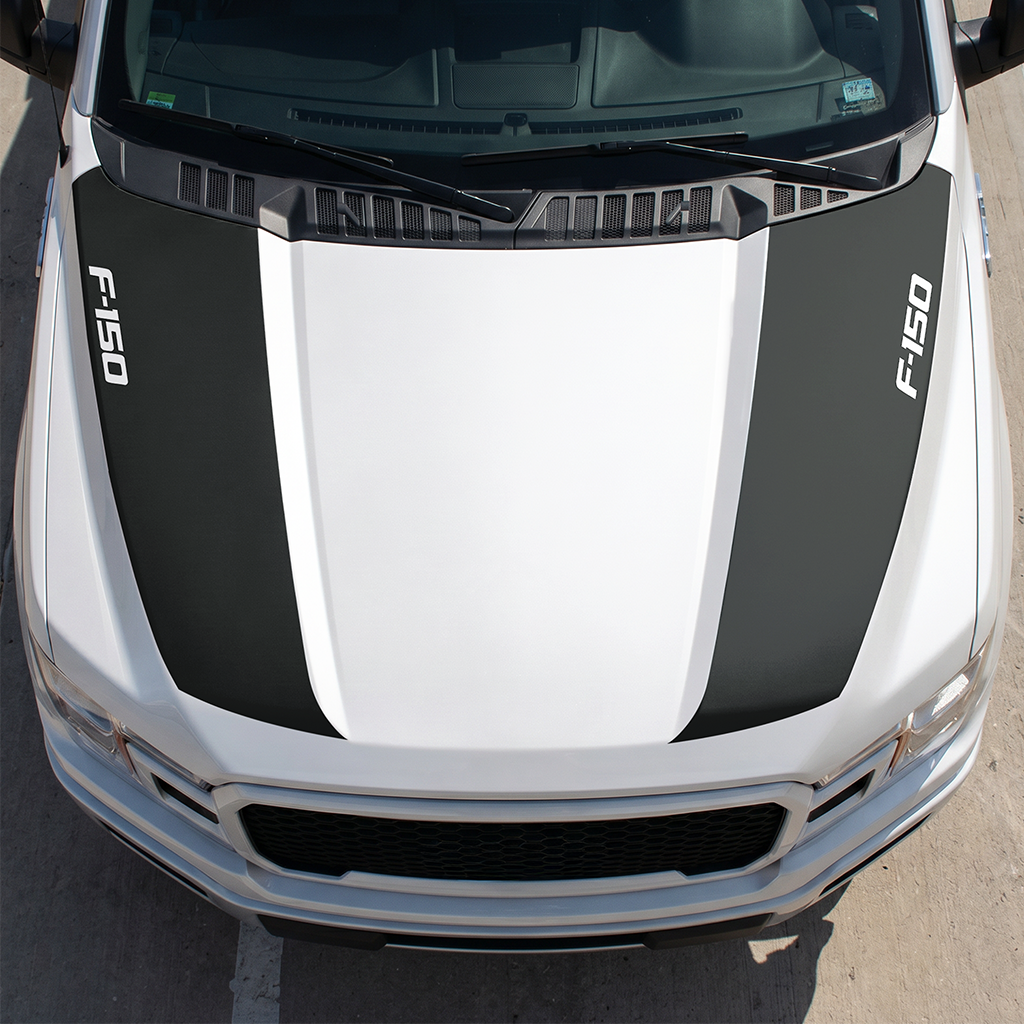 Hood Panel Decal/Sticker - Different Styles Graphic Decals Kit- For Ford F-150 2015-2020 - Premium Vinyl