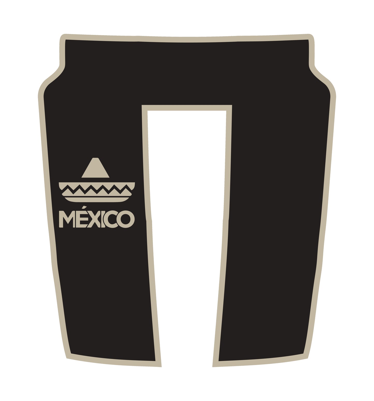 Performance Hood Panel Decal/Sticker - Mexico Heritage - Border Graphic Kit - For Dodge RAM 1500 2019-2025 - Premium Vinyl