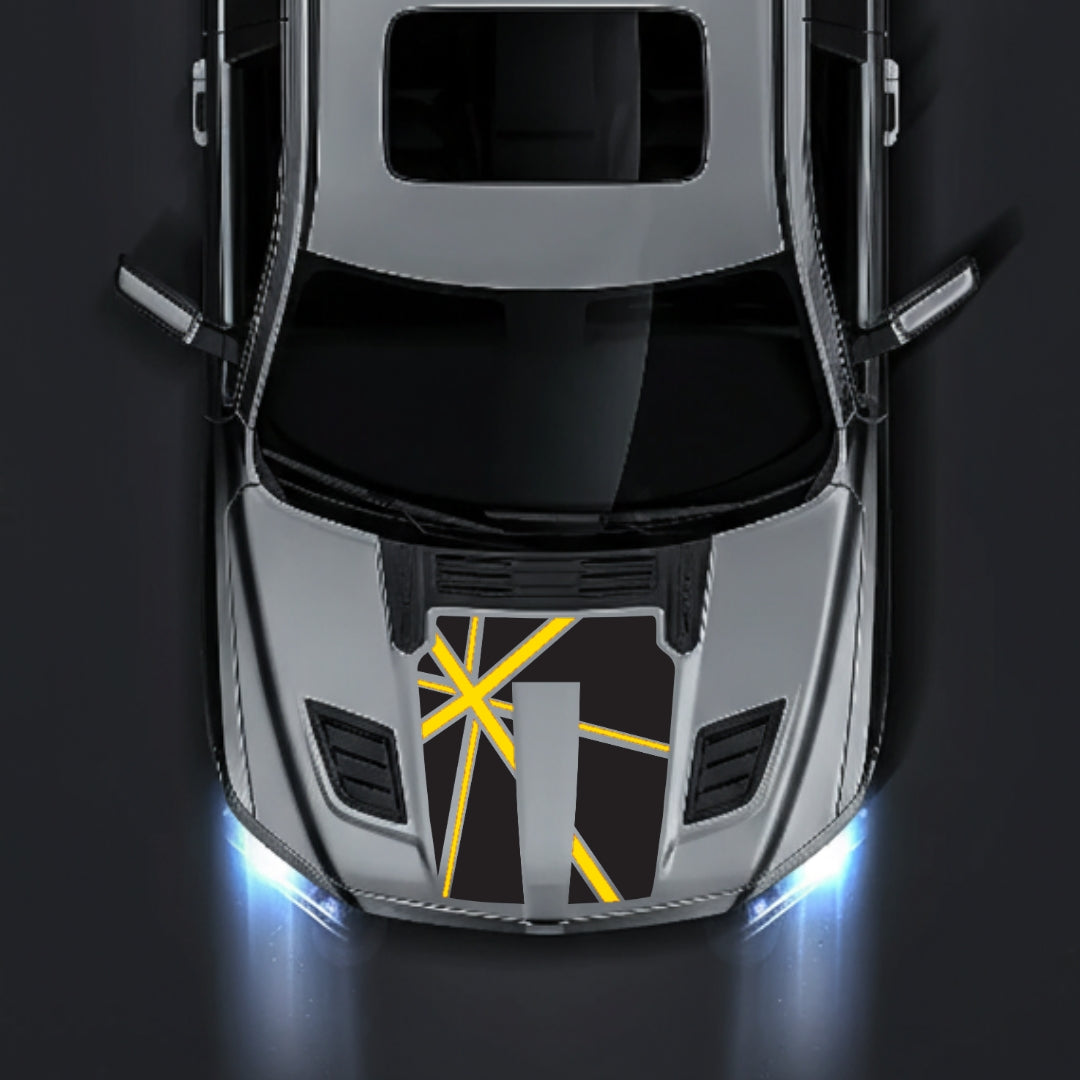 Hood Panel Decal/Sticker - England - Cut Graphic Kit - For Dodge RAM 1500 2019-2025 - Premium Vinyl