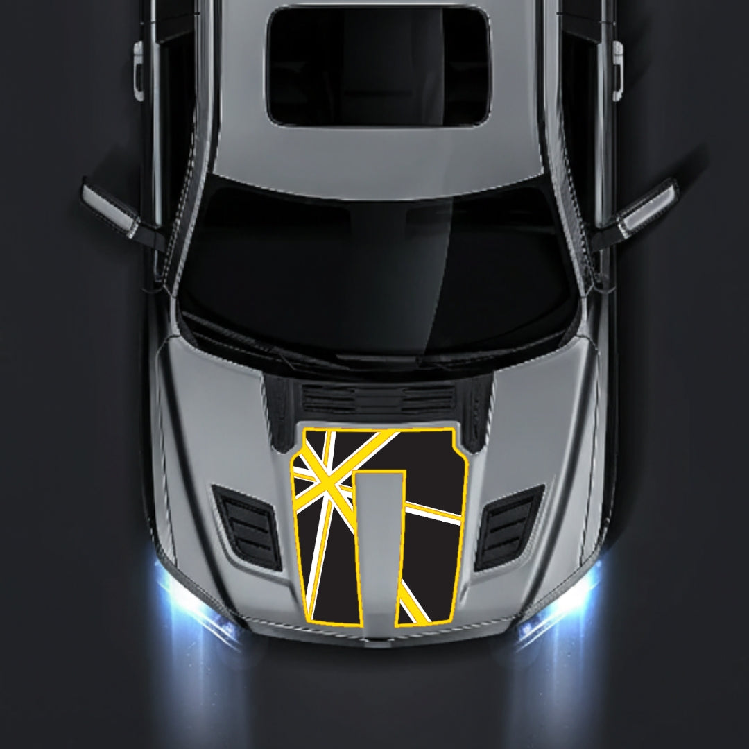 Hood Panel Decal/Sticker - England - Border Graphic Kit - For Dodge RAM 1500 2019-2025 - Premium Vinyl