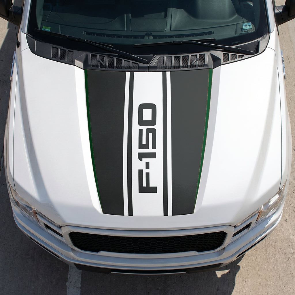 Hood Panel Decal/Sticker - Road F150 Graphic Decal Graphic Kit - For Ford F-150 2015-2020 - Premium Vinyl