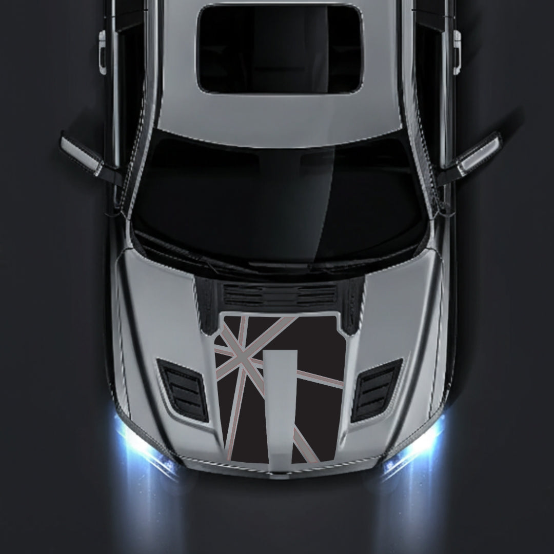 Hood Panel Decal/Sticker - England - Cut Graphic Kit - For Dodge RAM 1500 2019-2025 - Premium Vinyl