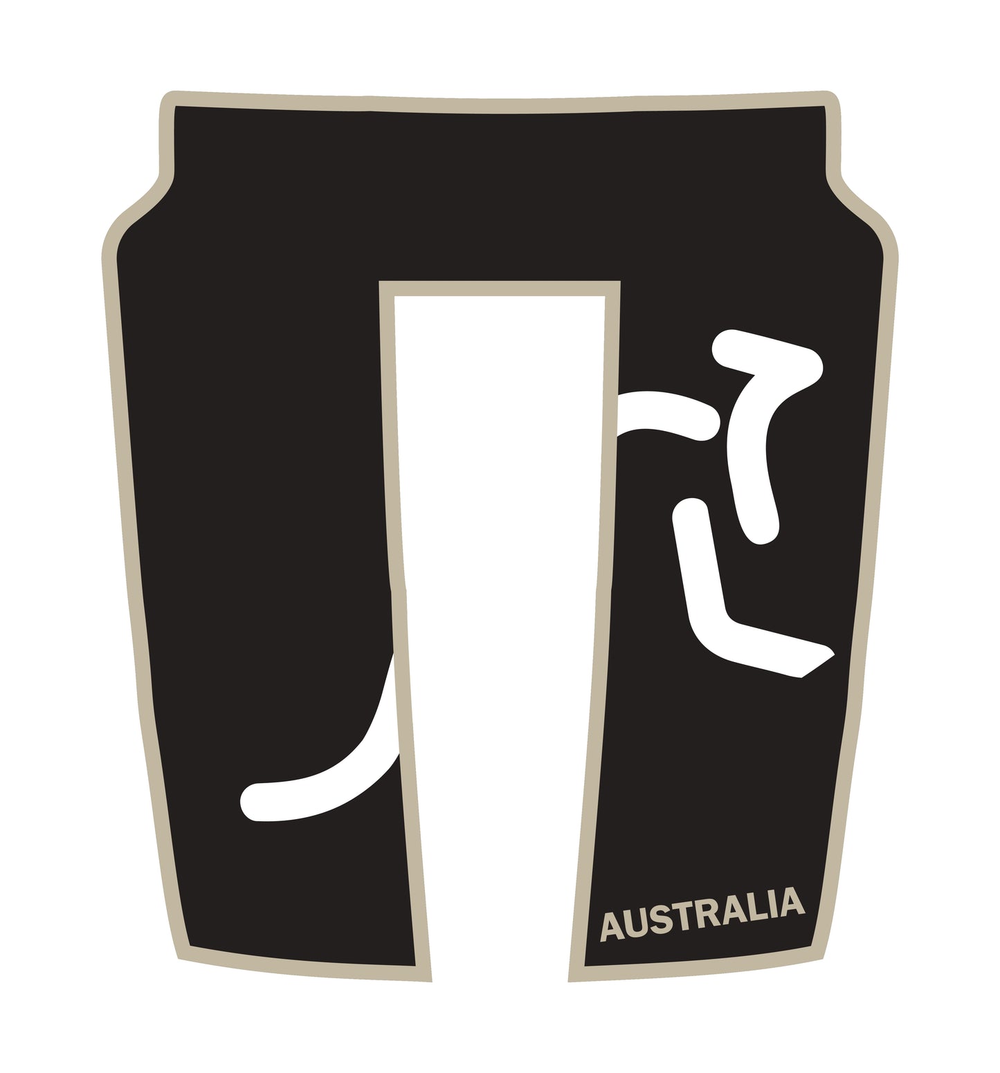 Performance Hood Panel Decal/Sticker - Australia - Cut - Border Graphic Kit - For Dodge RAM 1500 2019-2025 - Premium Vinyl