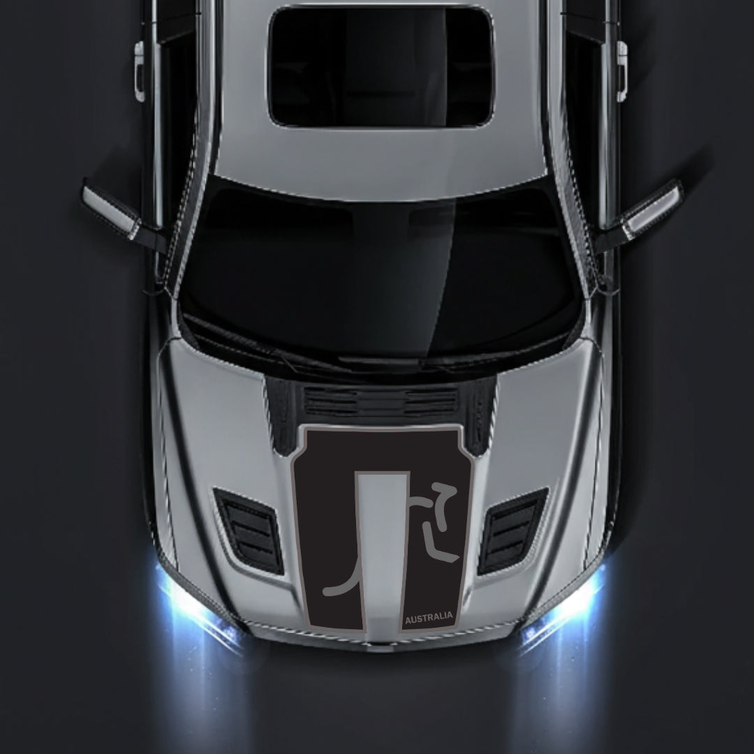 Performance Hood Panel Decal/Sticker - Australia - Border Graphic Kit - For Dodge RAM 1500 2019-2025 - Premium Vinyl