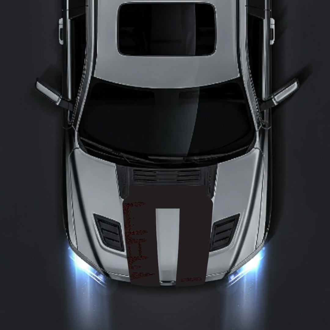 Hood Panel Decal/Sticker - London Skyline Graphic Kit - For Dodge RAM 1500 2019-2025 - Premium Vinyl