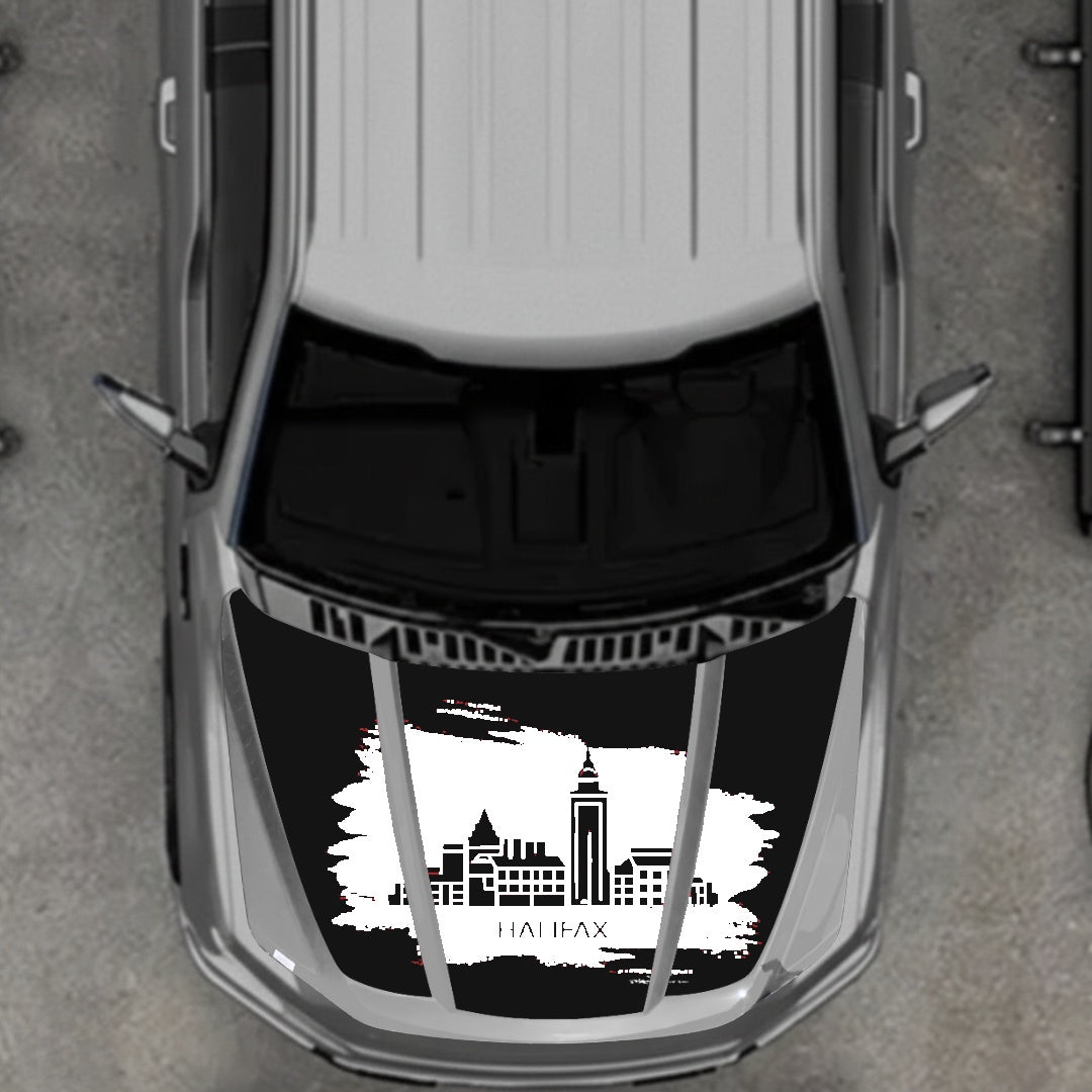 Hood Panel Decal/Sticker - Halifax Graphic Kit - For Ford F-150 2020-2026 - Premium Vinyl