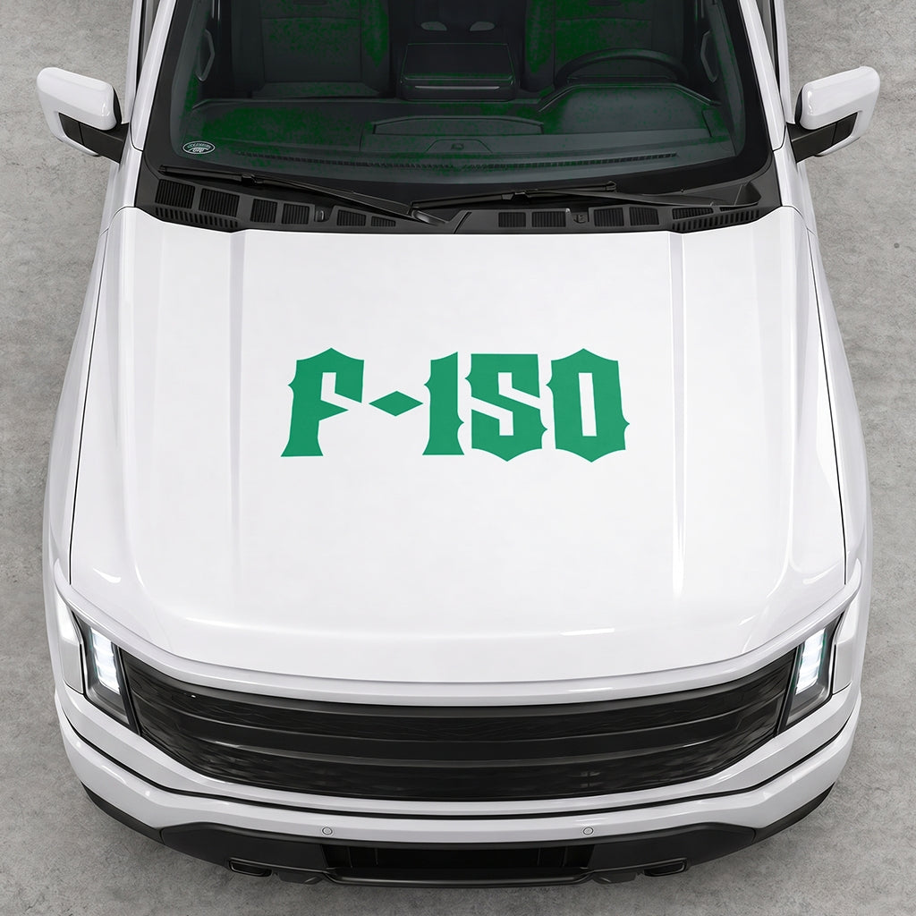 Hood Panel Decal/Sticker - Cut Lightning F150 Graphic Decal Graphic Kit - For FORD F-150 2015-2020 - Premium Vinyl