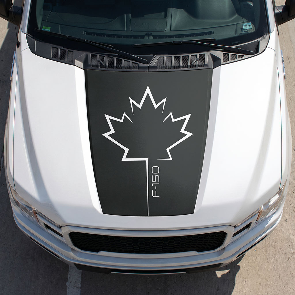 Hood Panel Decal/Sticker - Different Styles Graphic Decals Kit- For Ford F-150 2015-2020 - Premium Vinyl