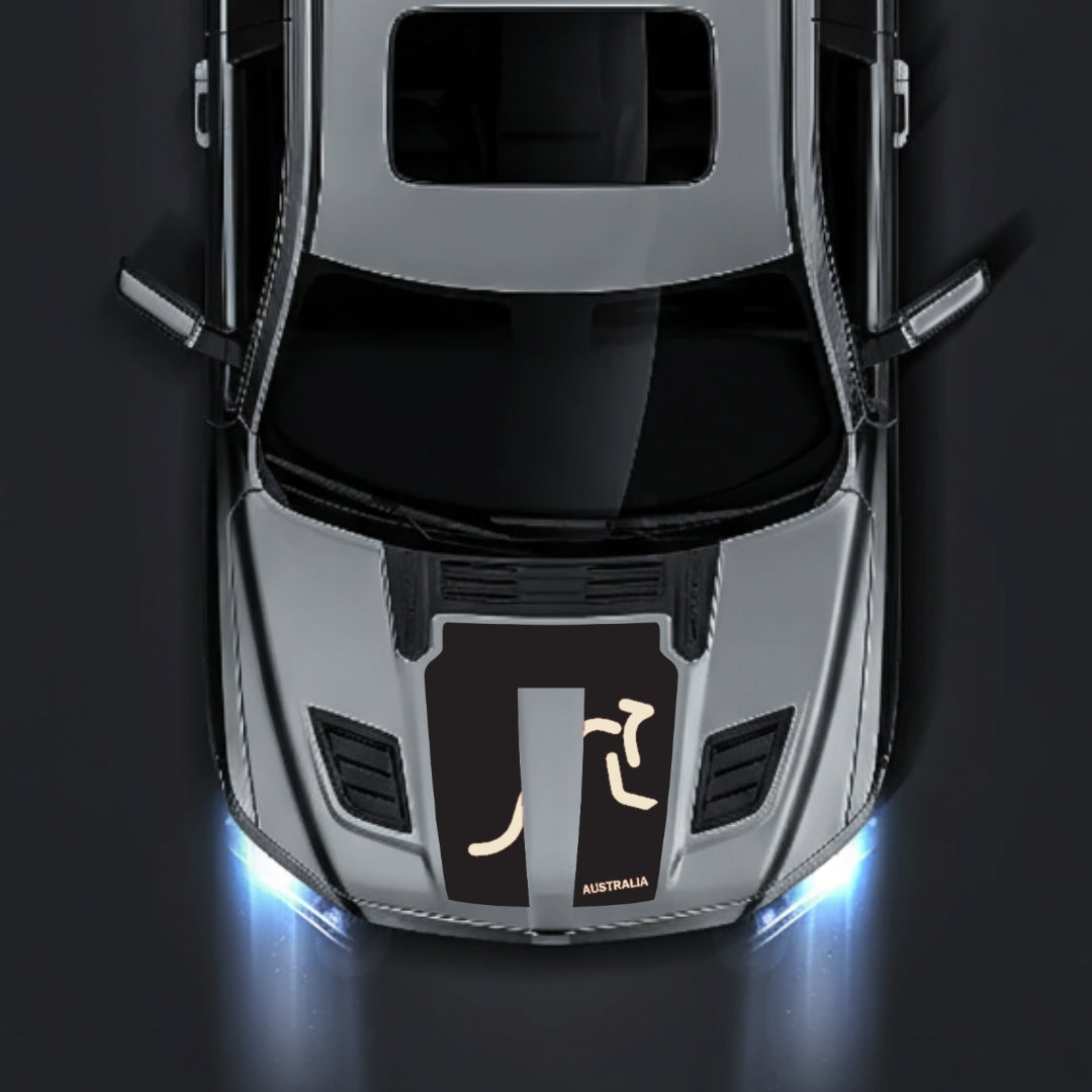 Hood Panel Decal/Sticker - Australia Graphic Kit - For Dodge RAM 1500 2019-2025 - Premium Vinyl