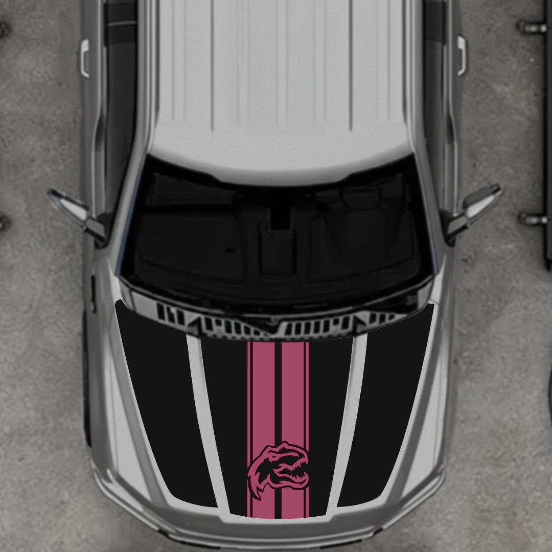 Hood Panel Decal/Sticker - Rex Style 2 Graphic Kit - For Ford F-150 2020-2026 - Premium Vinyl
