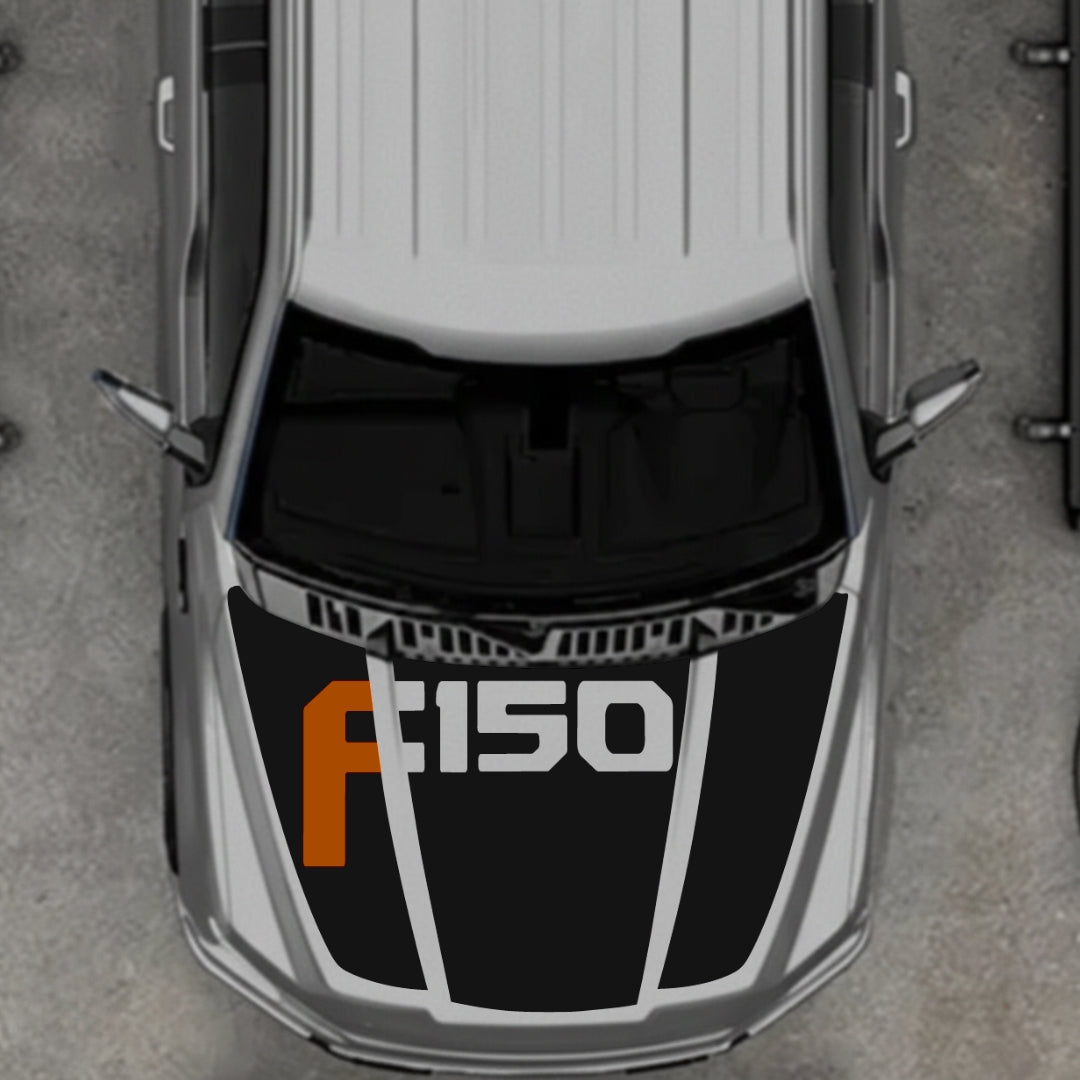 Hood Panel Decal/Sticker - Style 20 Graphic Kit - For Ford F-150 2020-2026 - Premium Vinyl