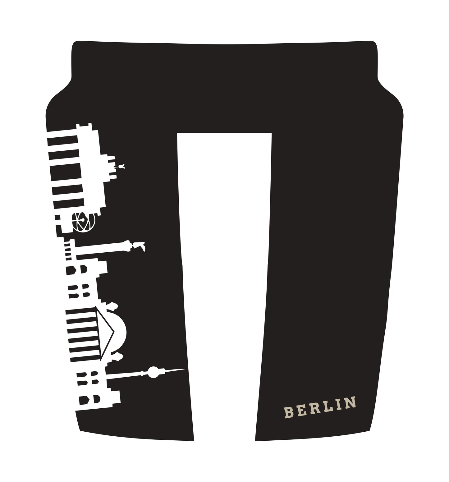 Performance Hood Panel Decal/Sticker - Berlin Skyline - Cut Graphic Kit - For Dodge RAM 1500 2019-2025 - Premium Vinyl