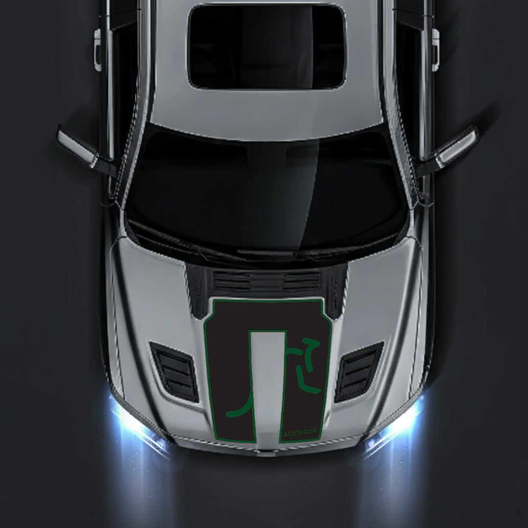 Hood Panel Decal/Sticker - Australia - Border Graphic Kit - For Dodge RAM 1500 2019-2025 - Premium Vinyl