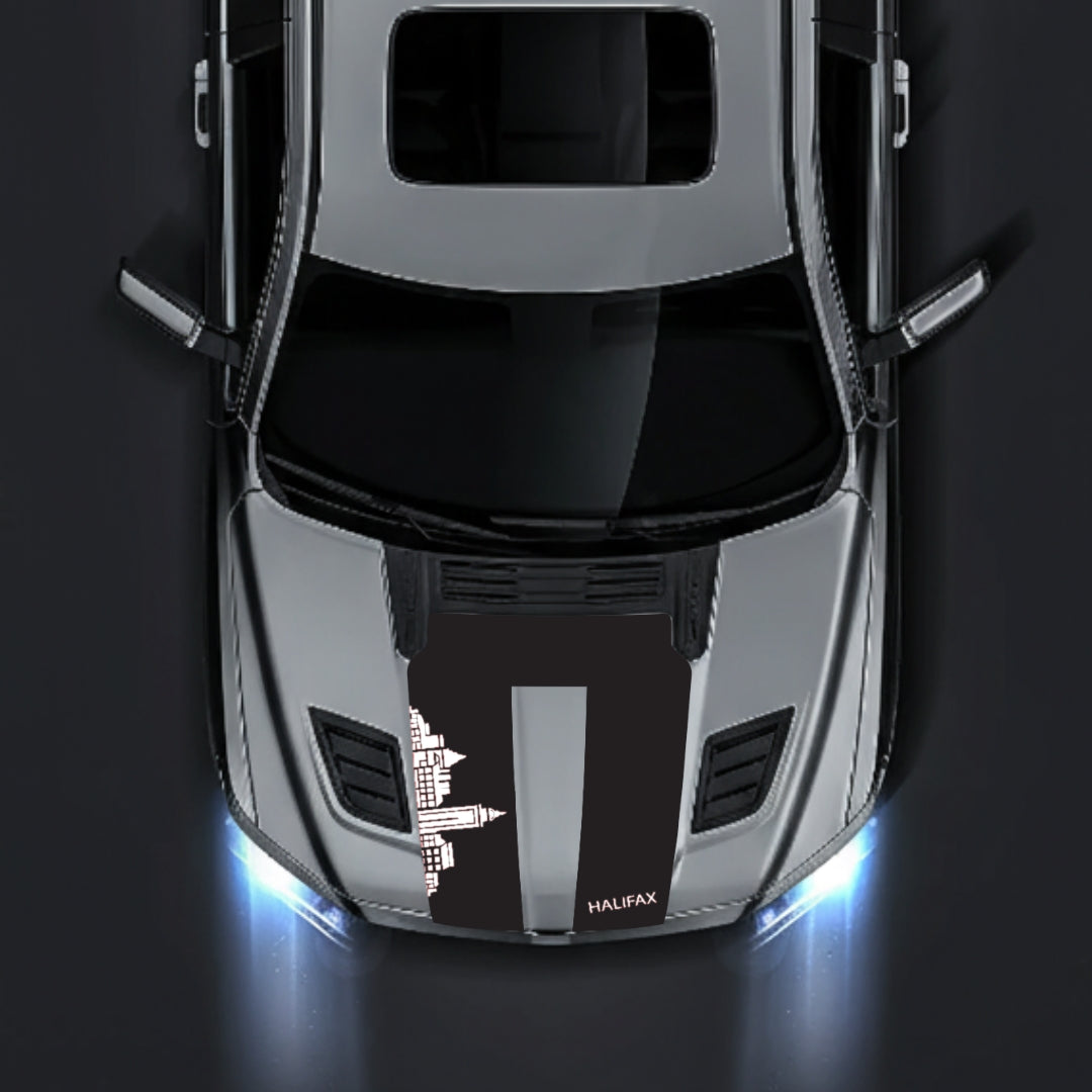 Hood Panel Decal/Sticker - Halifax Skyline Graphic Kit - For Dodge RAM 1500 2019-2025 - Premium Vinyl