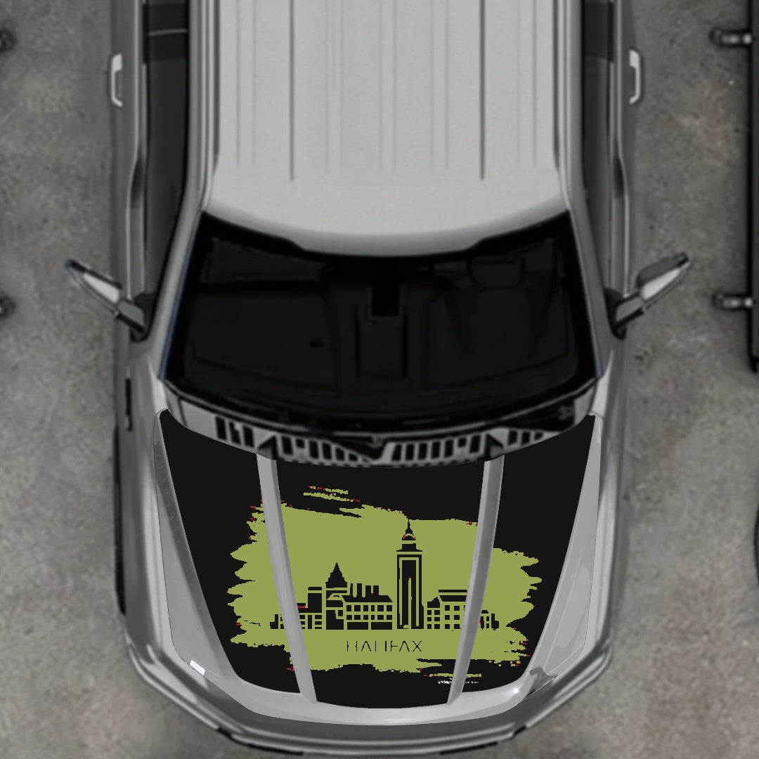 Hood Panel Decal/Sticker - Halifax Graphic Kit - For Ford F-150 2020-2026 - Premium Vinyl