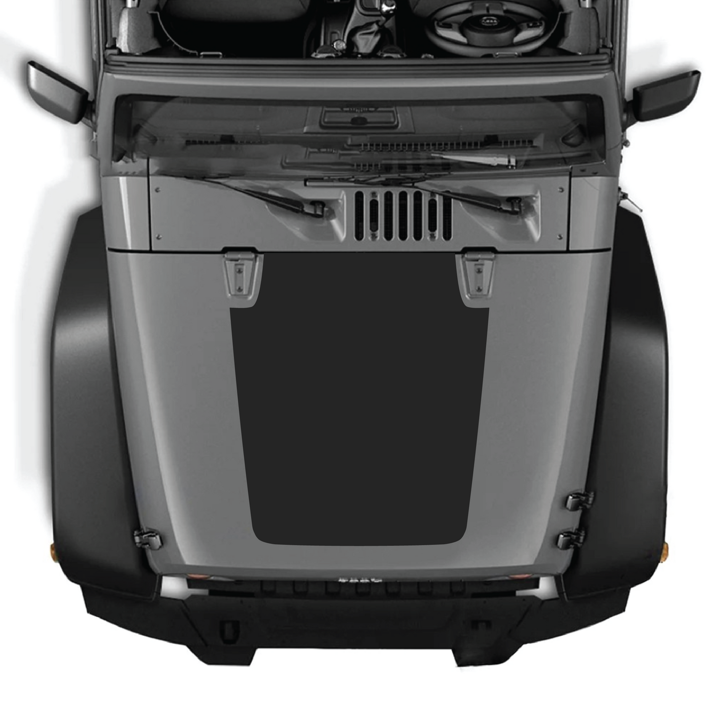 Hood Styles Decal/Sticker - For JK/JKU 2007-2018 Hood - Premium Vinyl