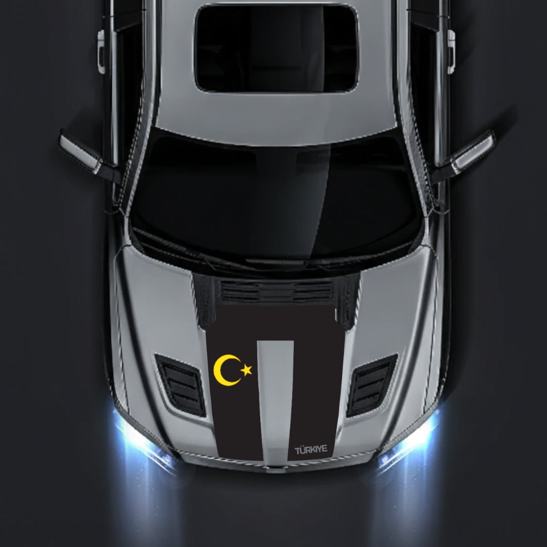 Hood Panel Decal/Sticker - Turkey - Cut Graphic Kit - For Dodge RAM 1500 2019-2025 - Premium Vinyl