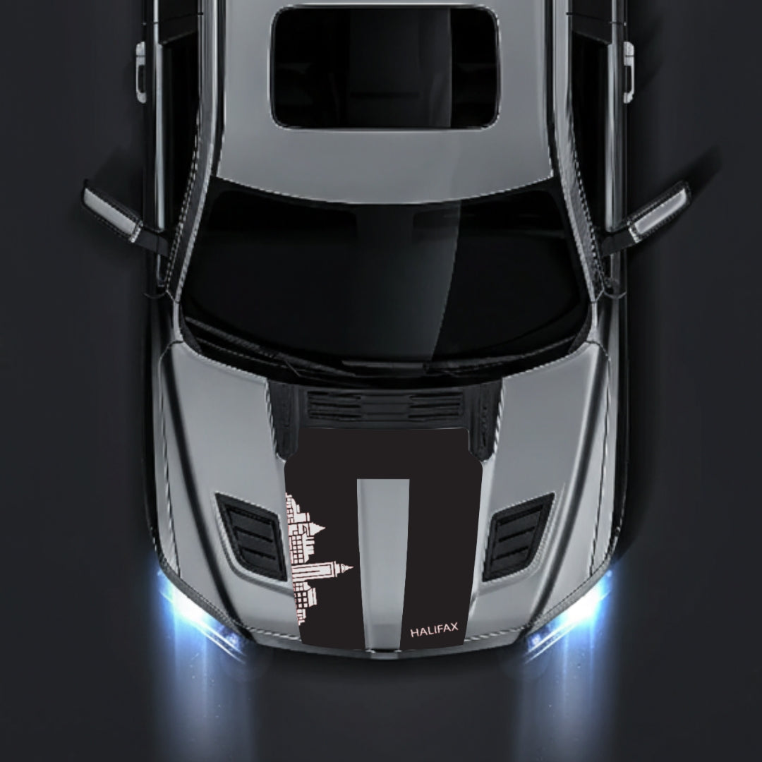 Hood Panel Decal/Sticker - Halifax Skyline Graphic Kit - For Dodge RAM 1500 2019-2025 - Premium Vinyl