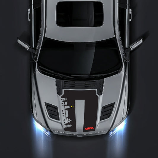 Hood Panel Decal/Sticker - China Skyline - Cut Graphic Kit - For Dodge RAM 1500 2019-2025 - Premium Vinyl