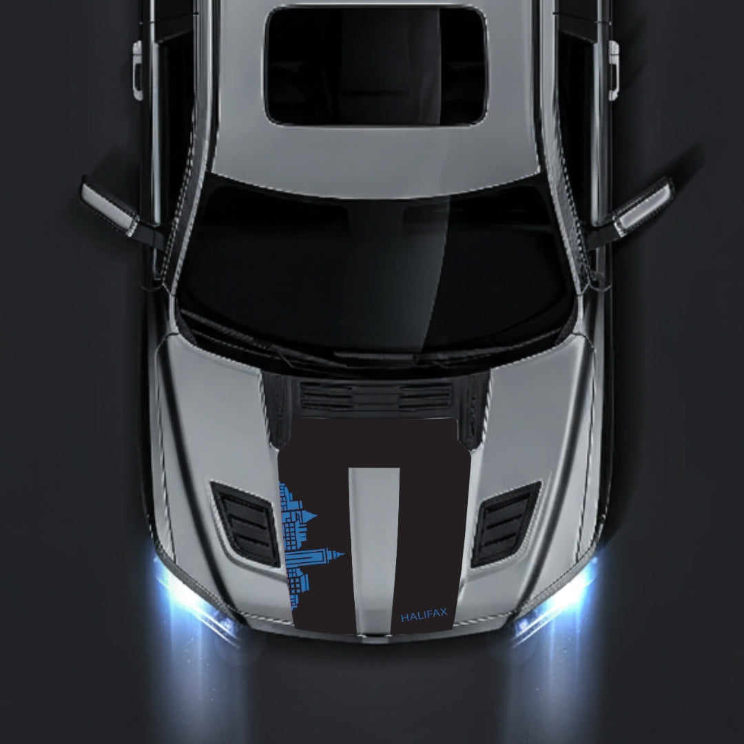 Hood Panel Decal/Sticker - Halifax Skyline Graphic Kit - For Dodge RAM 1500 2019-2025 - Premium Vinyl