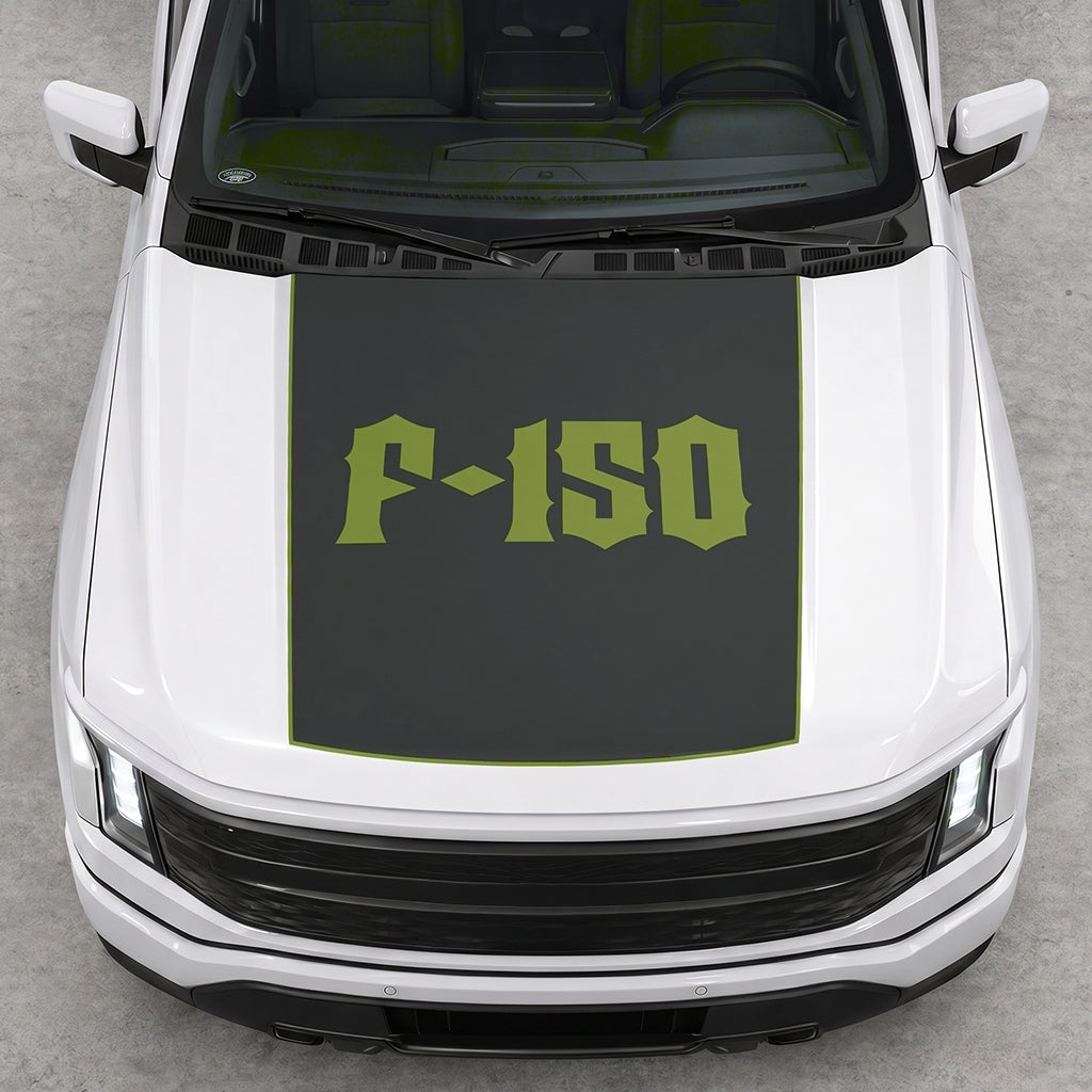 Hood Panel Decal/Sticker - Lightning F150 Graphic Decal Graphic Kit - For FORD F-150 2015-2020 - Premium Vinyl
